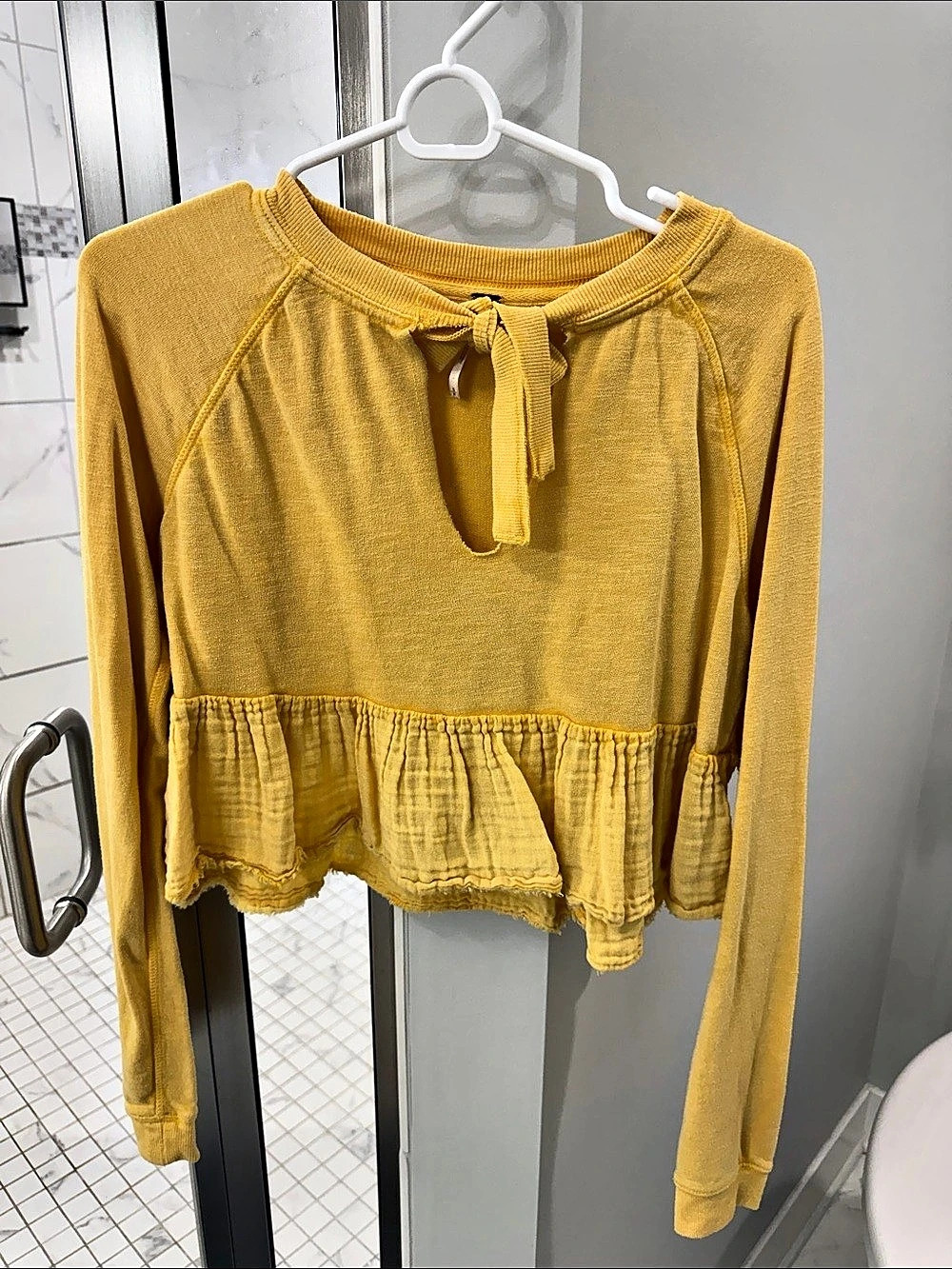 Free People Sweet Jane Ruffle Top